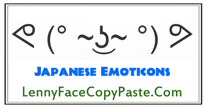Japanese Emoticons