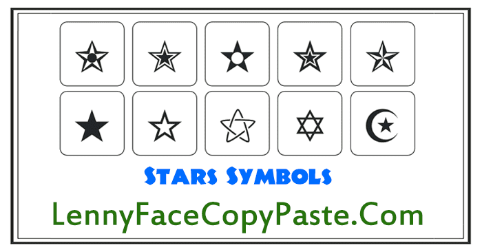 star text symbol